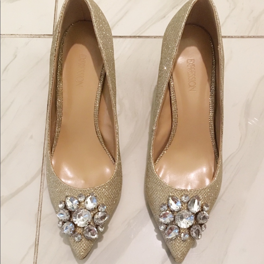 New crystal high heel - Size 6 - Picture 1 of 2